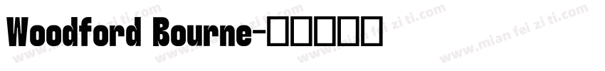 Woodford Bourne字体转换
